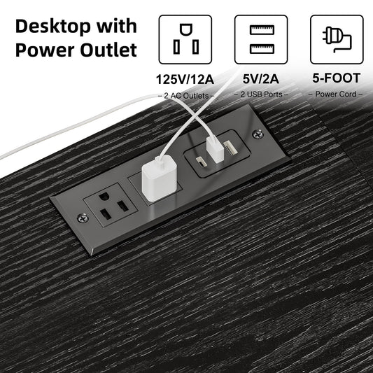 Tomnk TV Stand for TVs up to 55 Inch, Entertainment Center with Open Storage Shelves, Media Console Table with Soundbar Shelf for Living Room, Bedroom, White