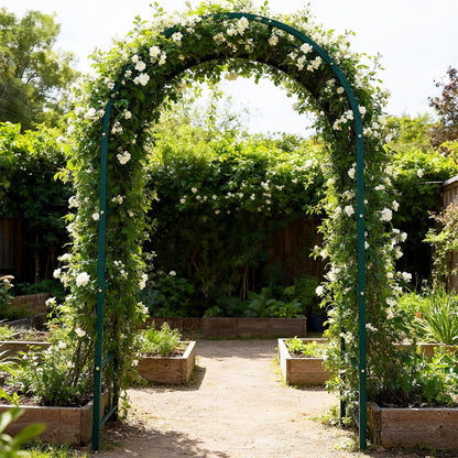 Arch Backdrop Stand, Set of 2 Metal Arch Stand (7.2FT+6FT), Gold Wedding Arch Frame for Party, Holiday, Ideal for Flower